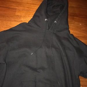 black hoodie